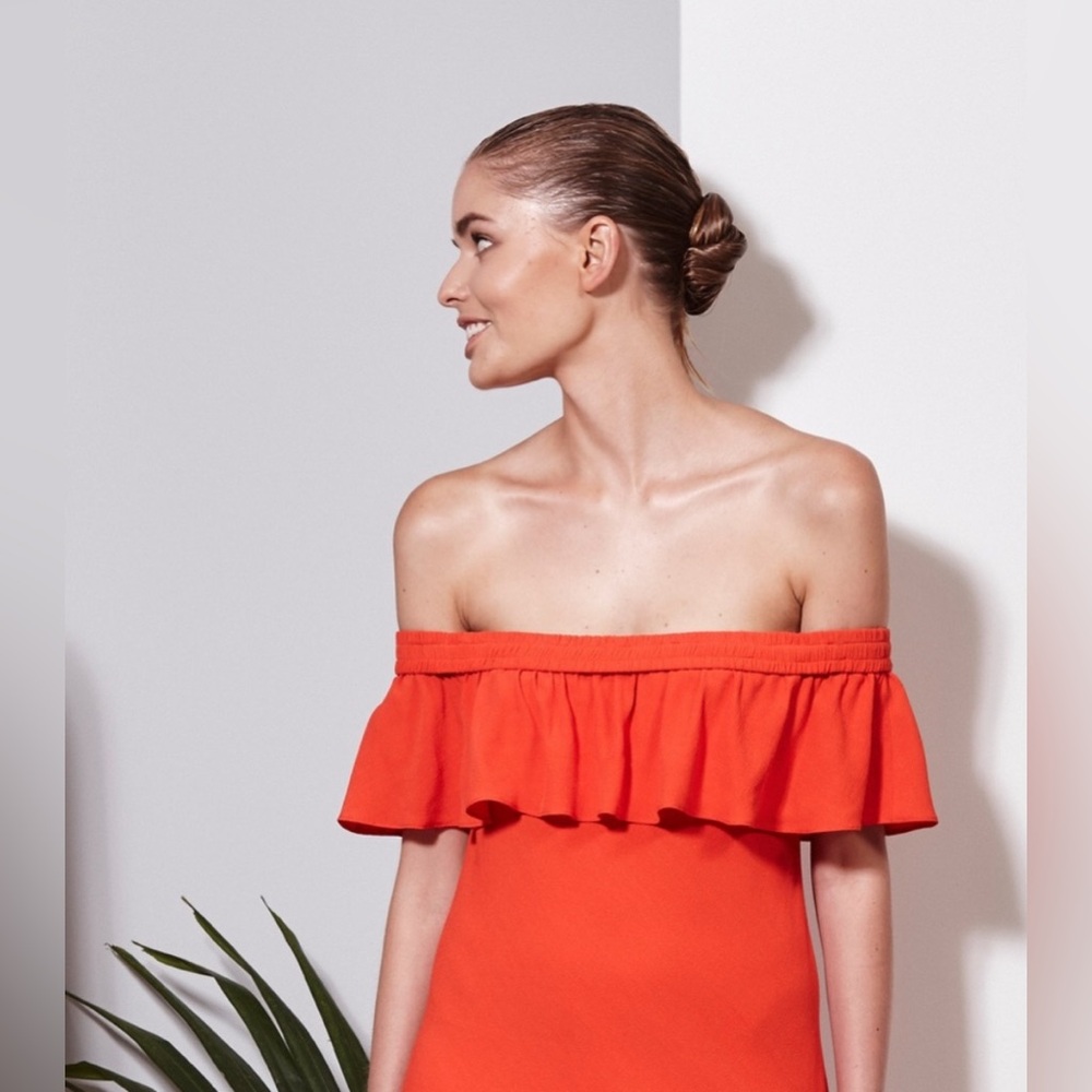 Veronica Beard Oleta Off the Shoulder dress - Picture 2 of 4